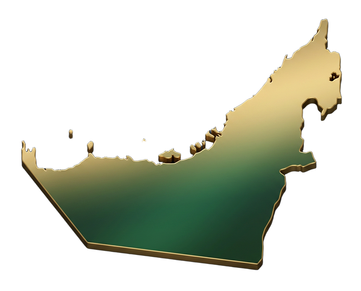 United Arab Emirates 3D map